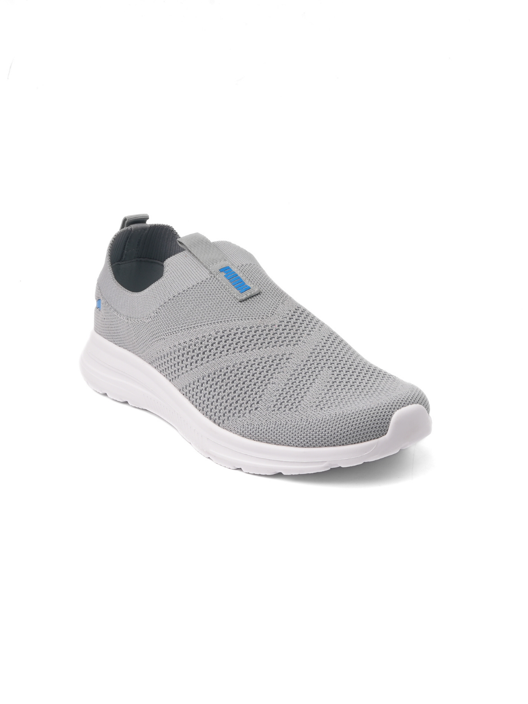 Puma Grey Blue Sports Shoes For Men Puma Cirque Slipon-31042001 C787