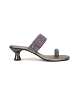 Lamoure Gun Metal Fancy Heels For Women Lmw039116 C181
