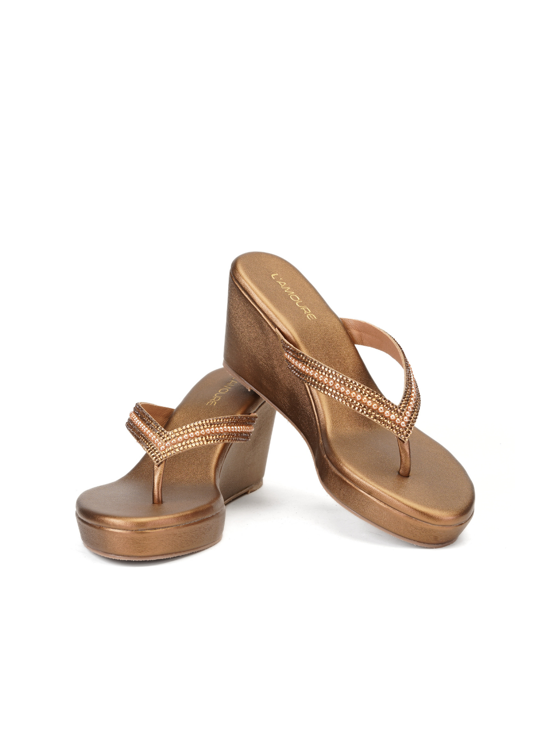 Lamoure Antiq Fancy Wedges For Women Lmw039104 C914