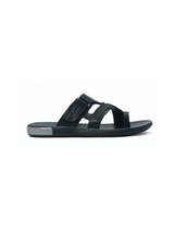 Ruosh Black Slipper For Men Gamma-1231646110 001