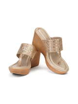 City Magic Silver Casual Wedge For Women Cmw030518 C190