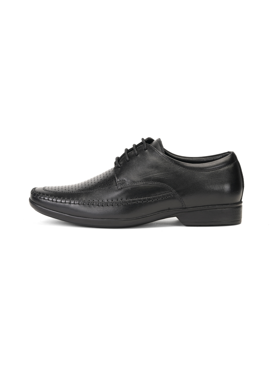 Zuup Black Genuine Leather Derby Formal Shoes For Men Zfm021044 C001