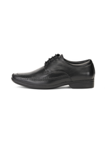 Zuup Black Genuine Leather Derby Formal Shoes For Men Zfm021044 C001