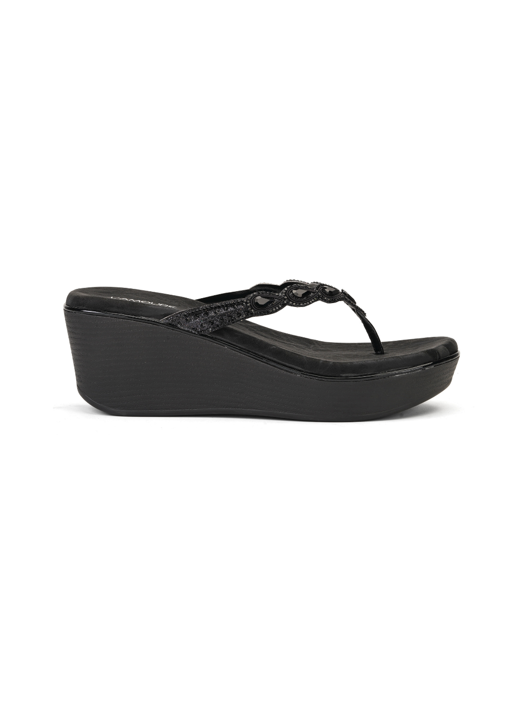 Lamoure Black Casual Wedge For Women Lmw039147 C001