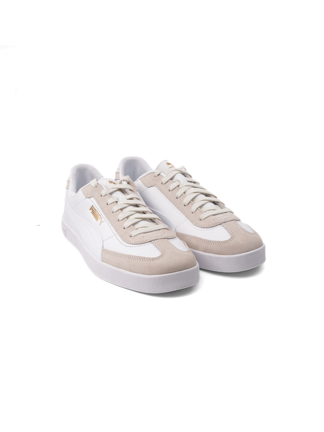 Puma White/Grey Sports Shoes For Men Puma Club Ll Era -39744706 C1071
