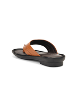 City Magic Tan Genuine Leather Thong Slipper For Men Cmm041008 C006