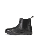 Extacy Black Genuine Leather Ankel Boot Casual Shoes For Men Exm010238 C001