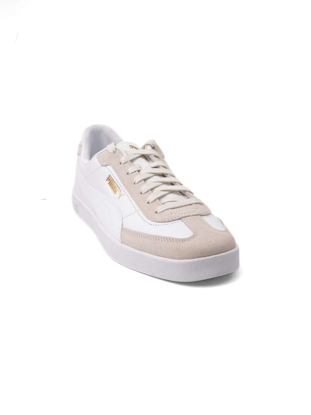 Puma White/Grey Sports Shoes For Men Puma Club Ll Era -39744706 C1071