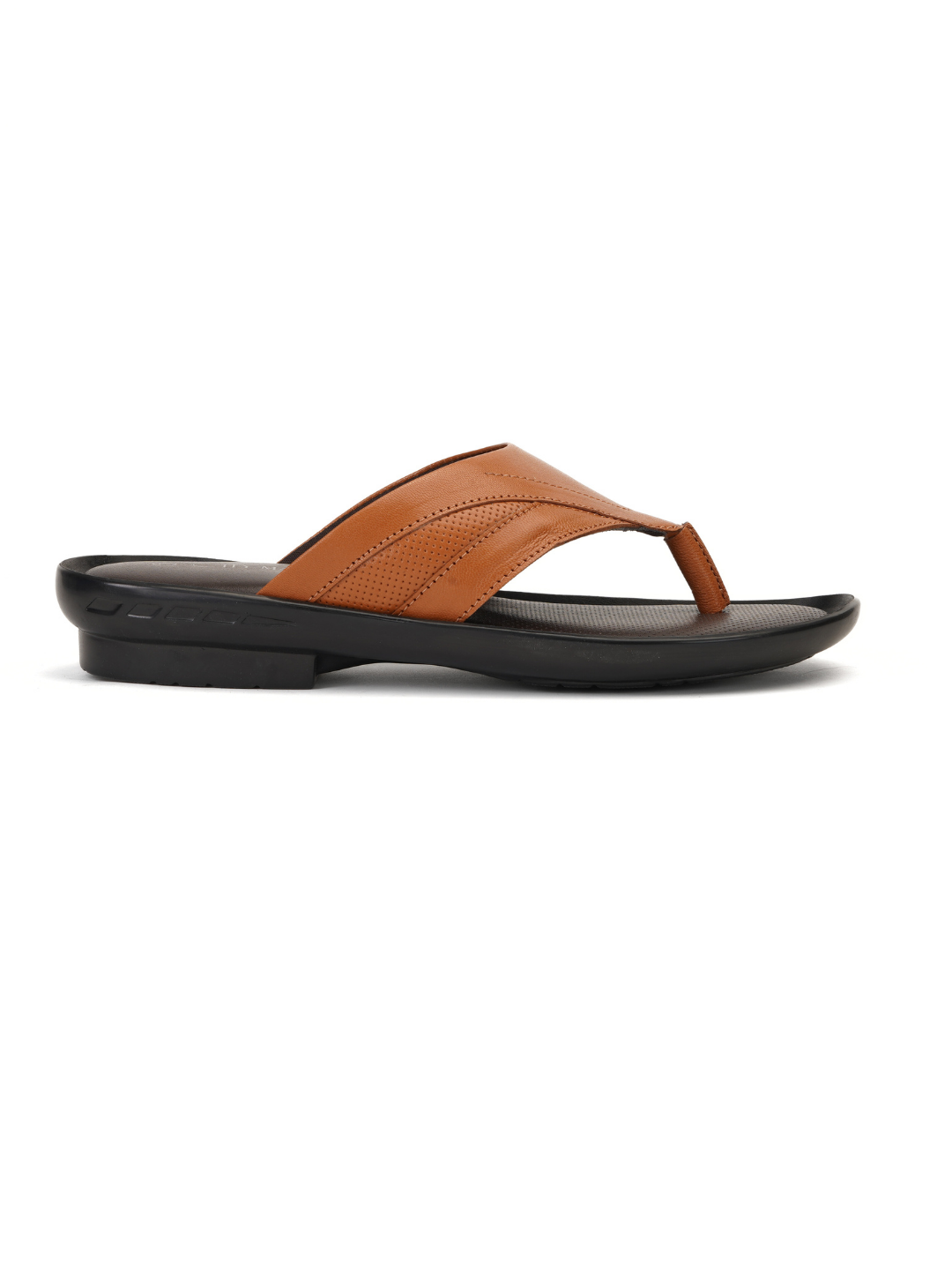 City Magic Tan Genuine Leather Thong Slipper For Men Cmm041008 C006
