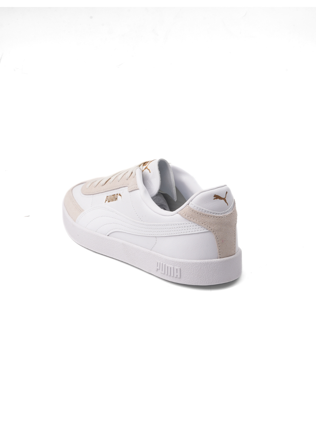 Puma White/Grey Sports Shoes For Men Puma Club Ll Era -39744706 C1071