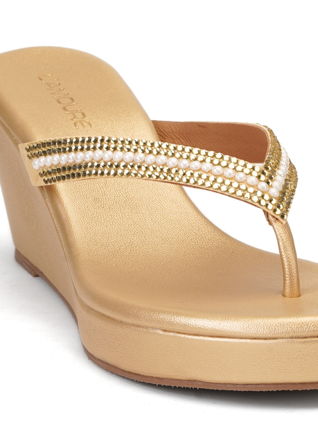 Lamoure Gold Casual Wedge For Women Lmw039104 C592