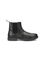 Extacy Black Genuine Leather Ankel Boot Casual Shoes For Men Exm010238 C001