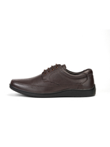 Zuup Brown Genuine Leather Derby Formal Shoes For Men Zfm021075 C003
