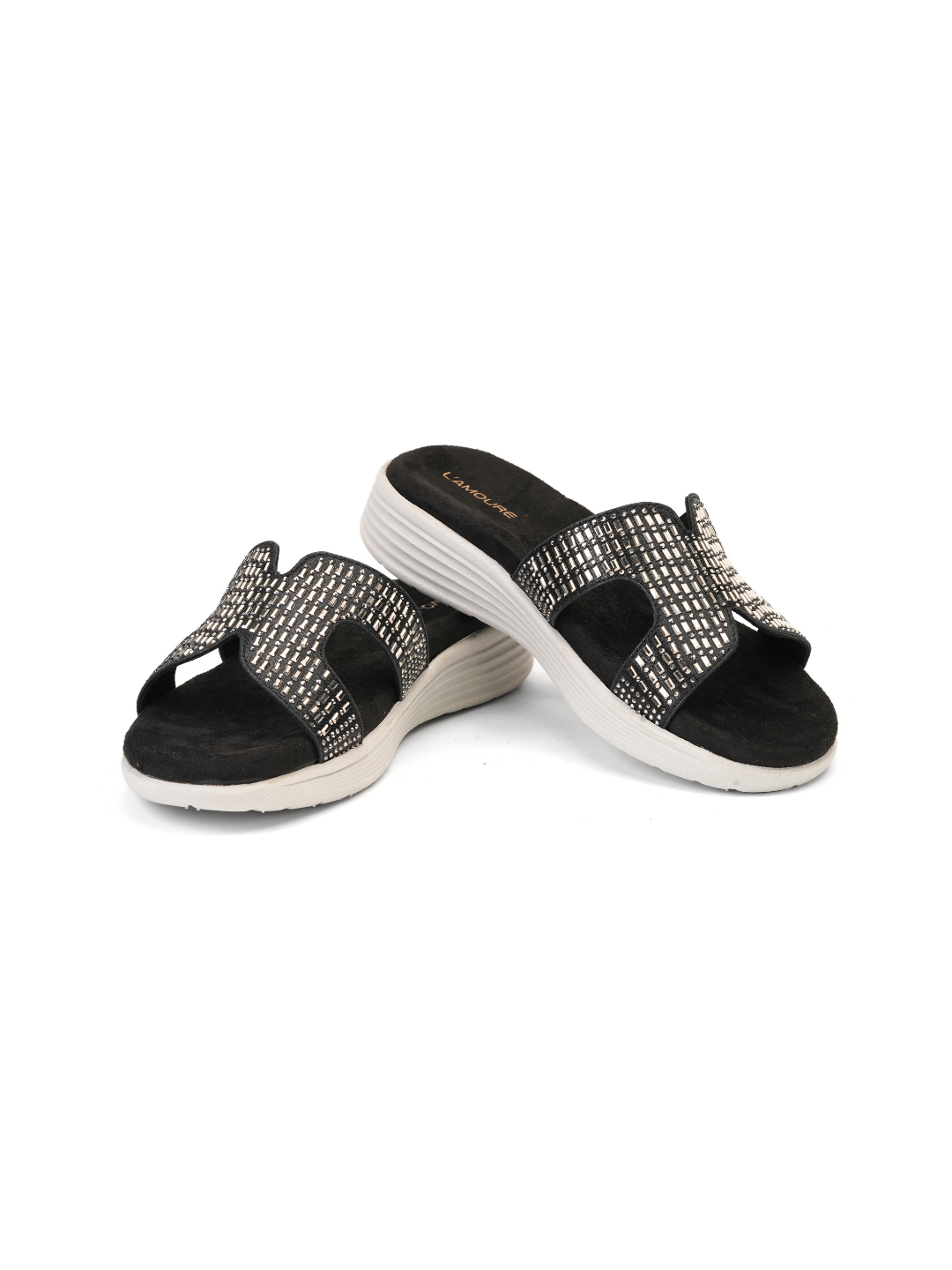 Lamoure Black Casual Wedge For Women Lmw039225 C921