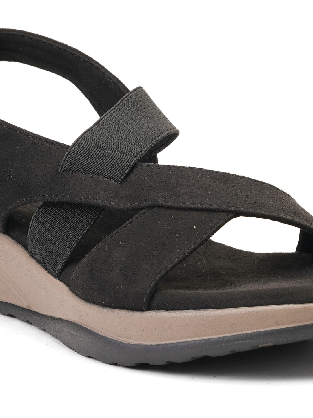 Lamoure Black Comfort Flats For Women Lmw049214 C001