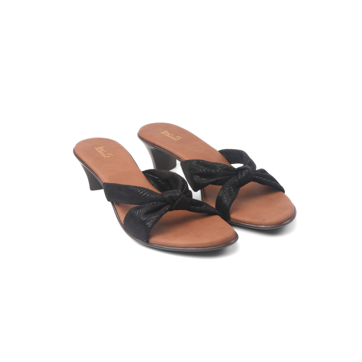 Inc.5 Black Sandal For Women 101875 C001