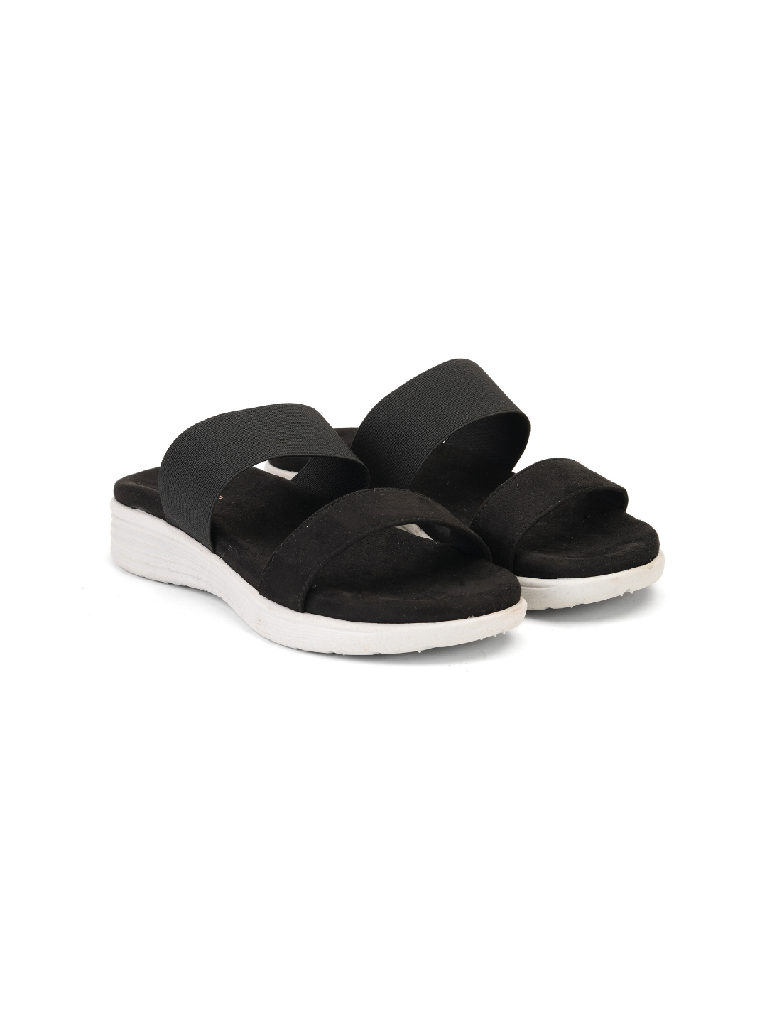 Comfort Walk Black Casual Flat For Women Cww031038 C001