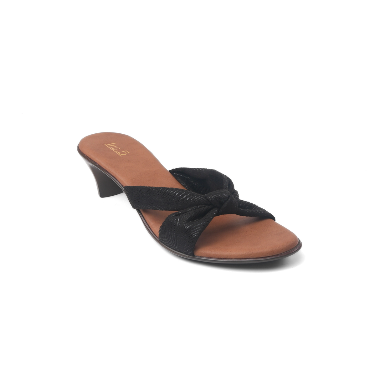 Inc.5 Black Sandal For Women 101875 C001