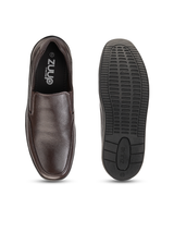 Zuup Brown Genuine Leather Formal Shoes For Men Zfm021073 C003