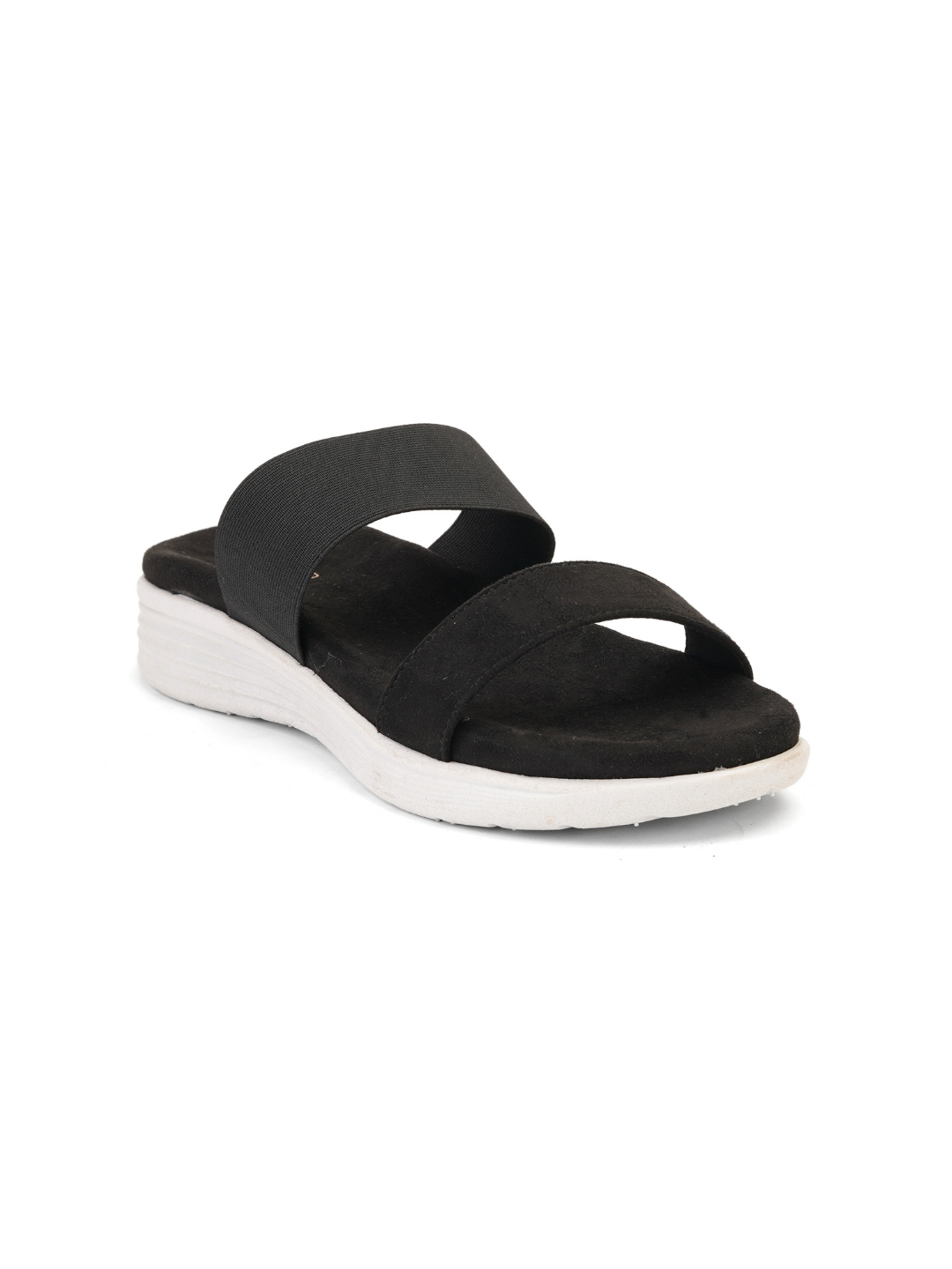 Comfort Walk Black Casual Flat For Women Cww031038 C001