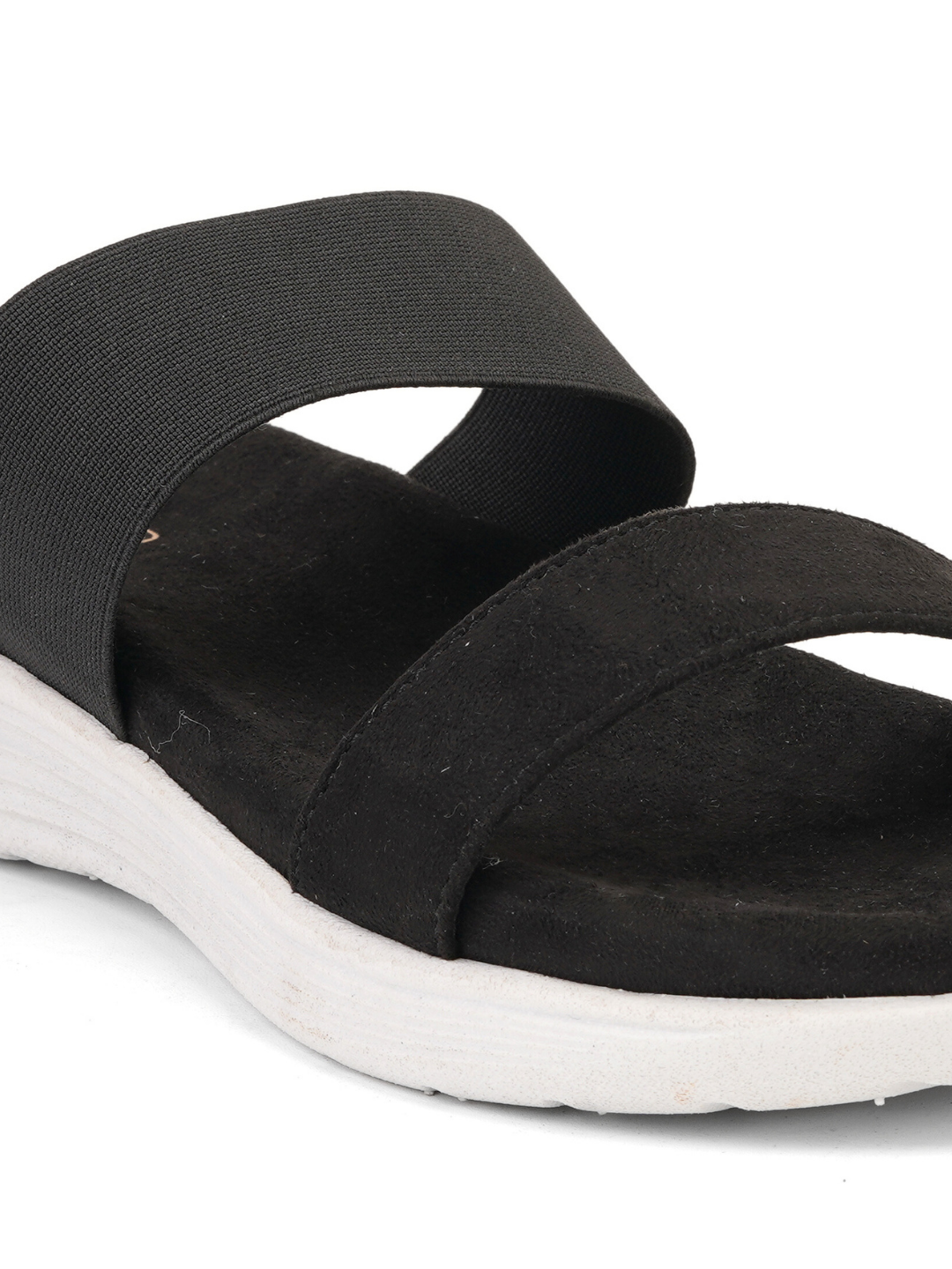 Comfort Walk Black Casual Flat For Women Cww031038 C001
