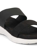 Comfort Walk Black Casual Flat For Women Cww031038 C001