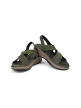 Lamoure Olive Casual Flat For Women Lmw049214 C084