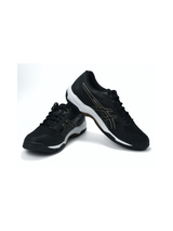 Asics Black/Pure Gold Sports Shoes For Men Gel Rocket 11 C536