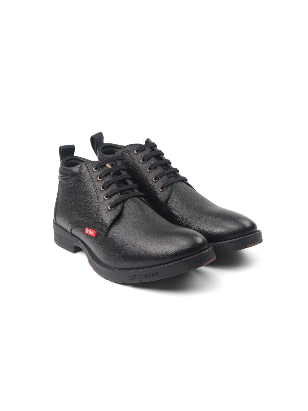LEE COOPER Shoes in Black with Leather Tpr for Ultimate