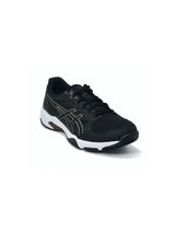 Asics Black/Pure Gold Sports Shoes For Men Gel Rocket 11 C536