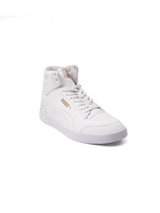 Puma White Sports Shoes For Men Shuffle Mid One8 Better V3-40163501 C057