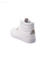 Puma White Sports Shoes For Men Shuffle Mid One8 Better V3-40163501 C057
