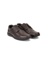 Zuup Brown Genuine Leather Derby Formal Shoes For Men Zfm021075 C003