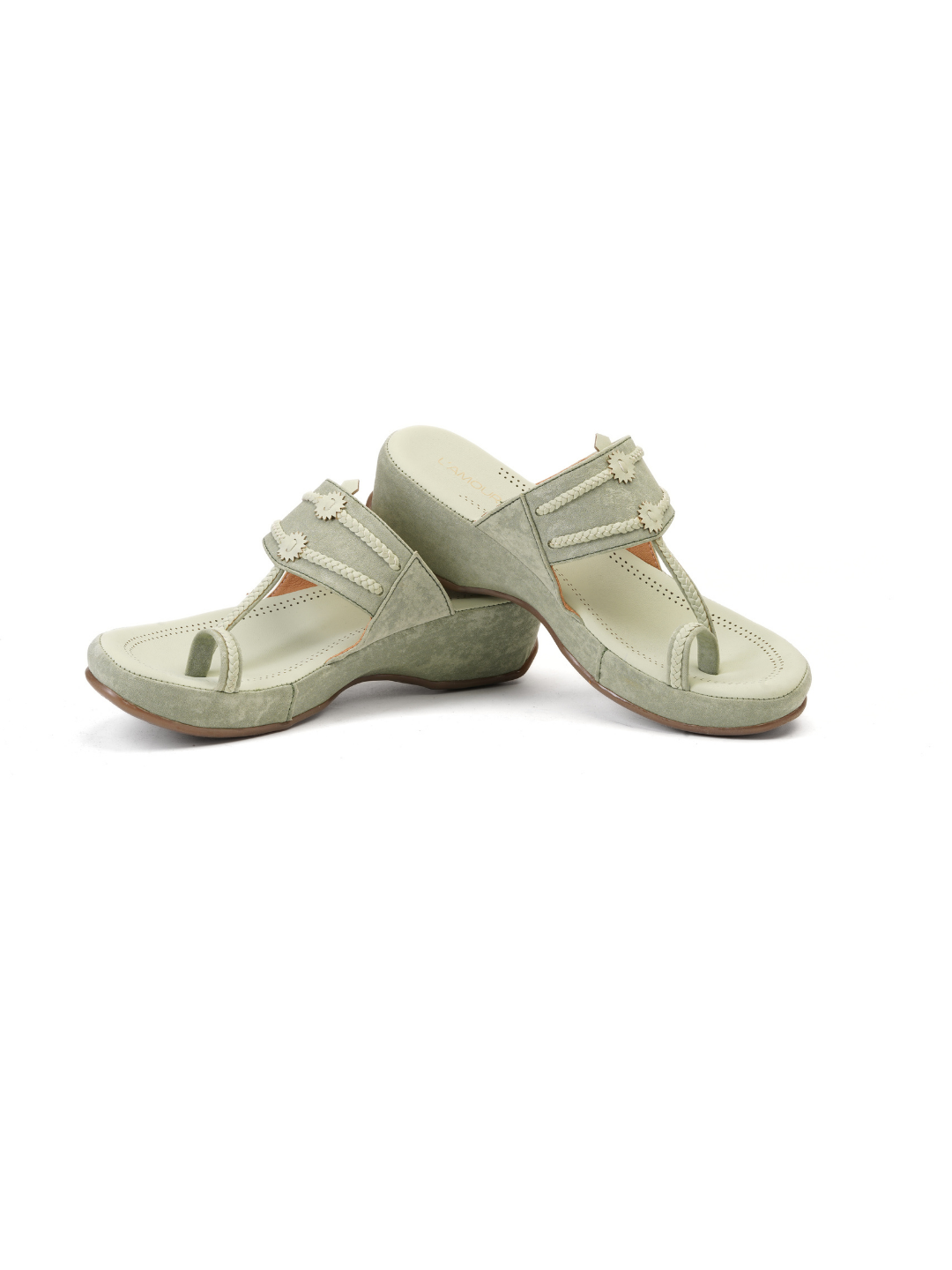 Comfort Walk C Green Casual Wedges For Women Cww031018 C971