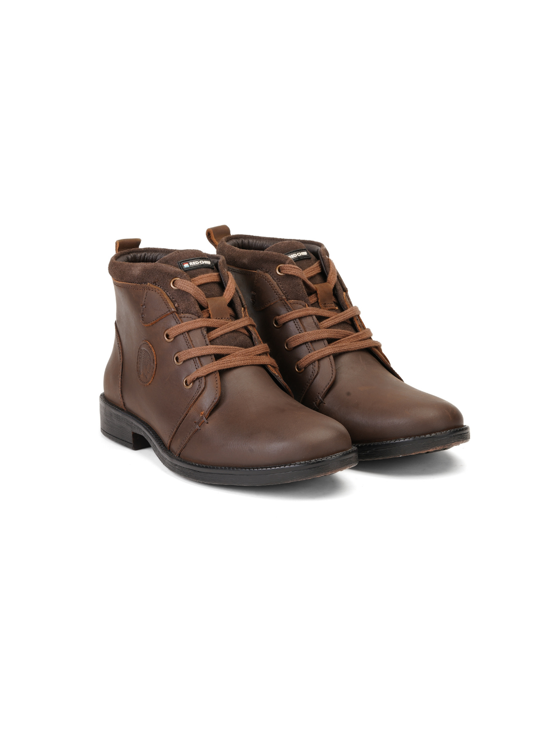 Extacy Brown Genuine Leather Ankel Derby Casual Shoes For Men Exm010211 C003