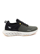Red Chief Sports Black-Olive Walking Shoes For Men  W7014 F022