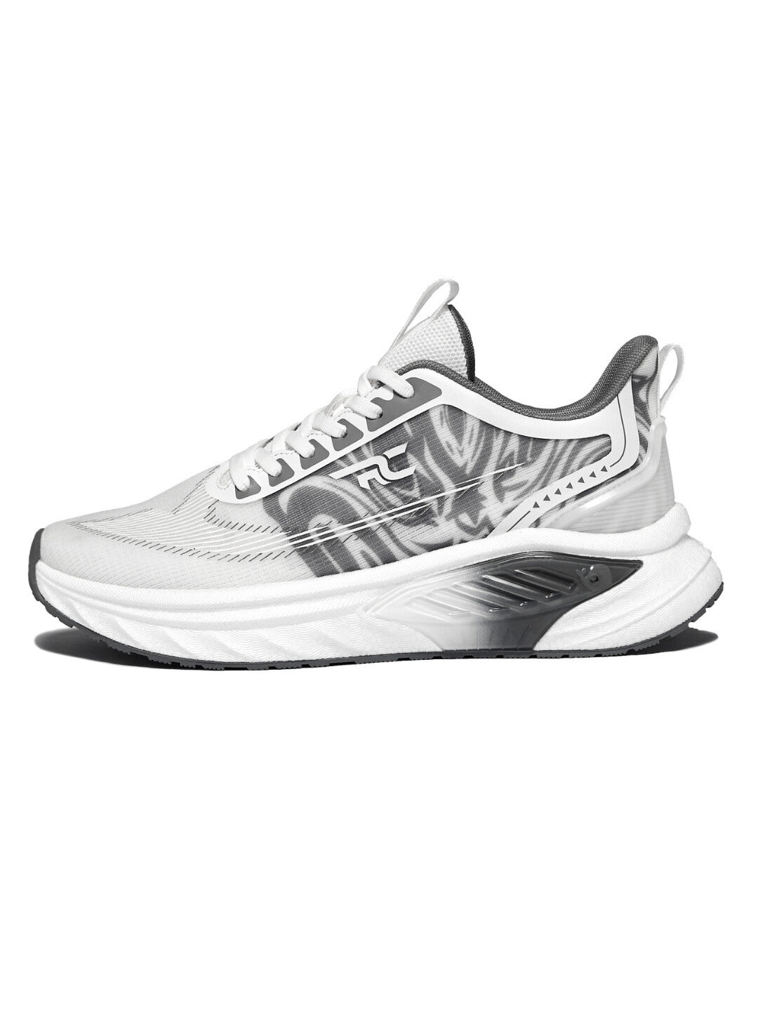 Red Chief Sports Lt.Grey-White Running Shoes For Men R1708 F039