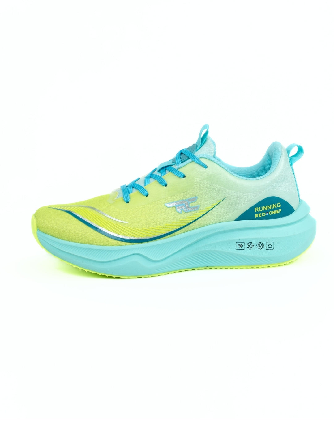 Red Chief Sports Sh.Green-C.Blue Running Shoes For Men R1703 F050