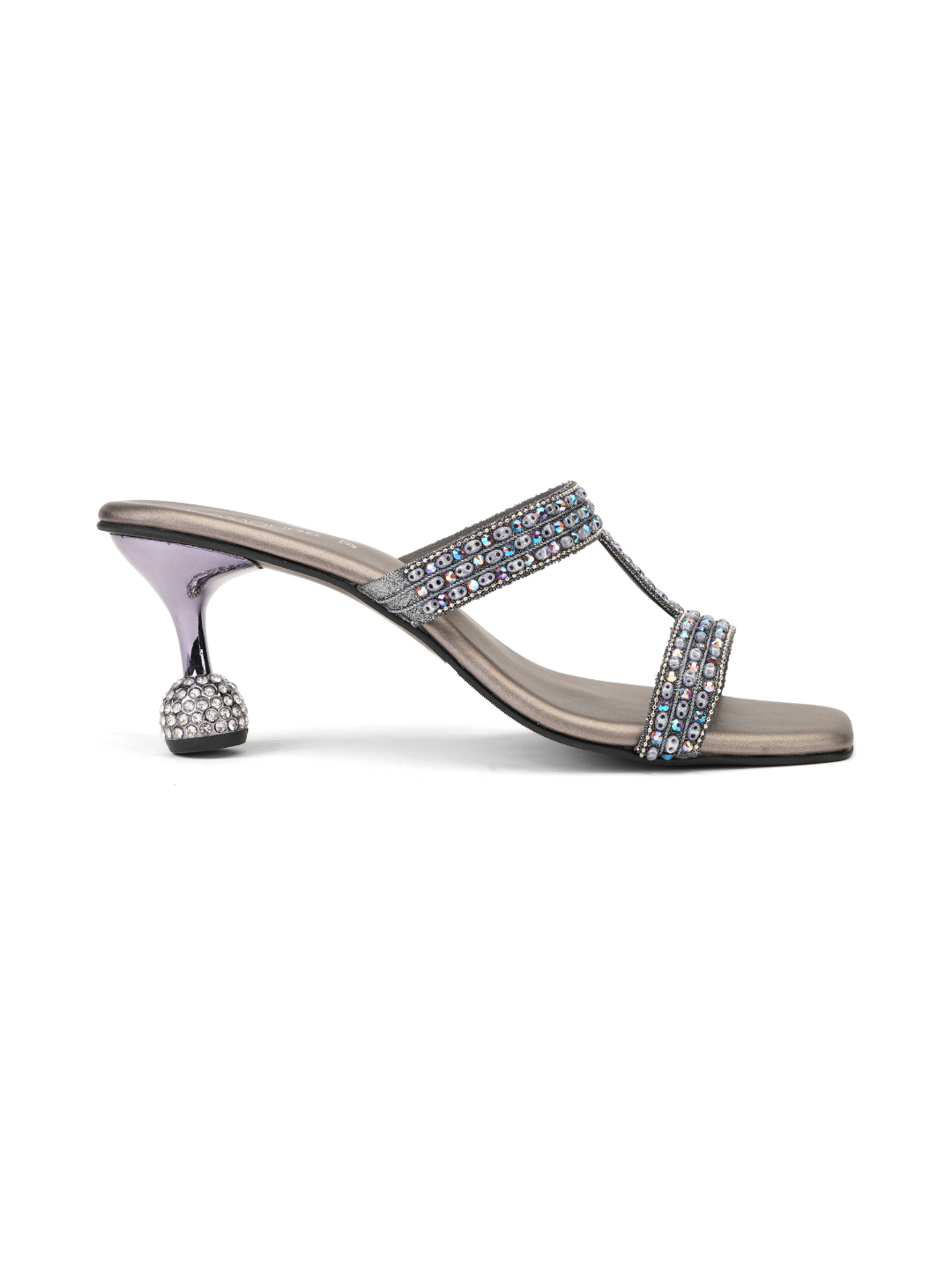 Lamoure Gun Metal Casual Heel For Women Lmw039125 C181