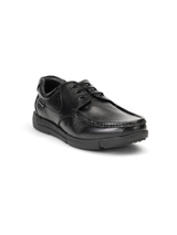Zuup Black Genuine Leather Ankle Derby Formal Shoes For Men Zfm021012 C001