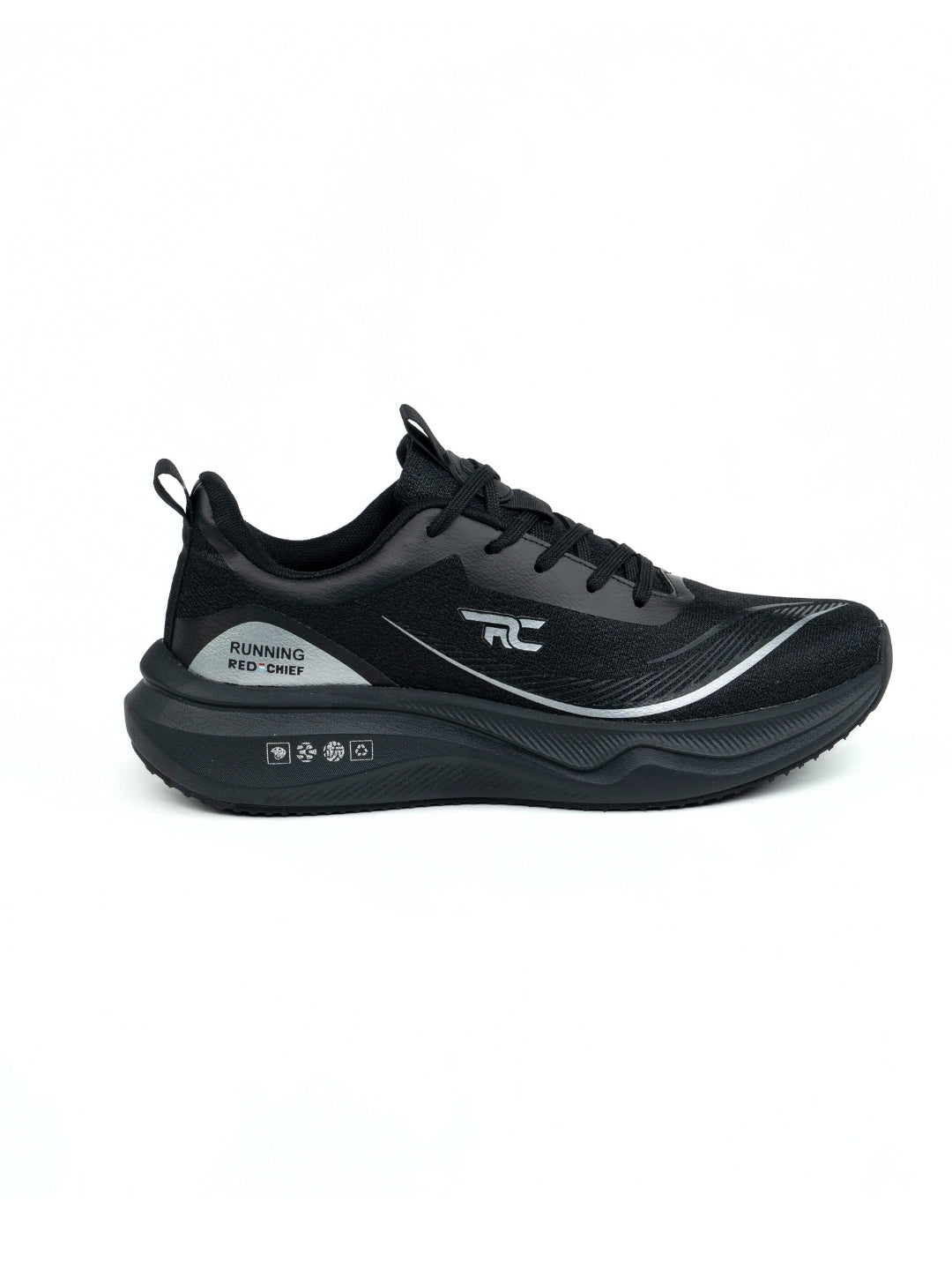 Red Chief Sports Black Running Shoes For Men R1703 001