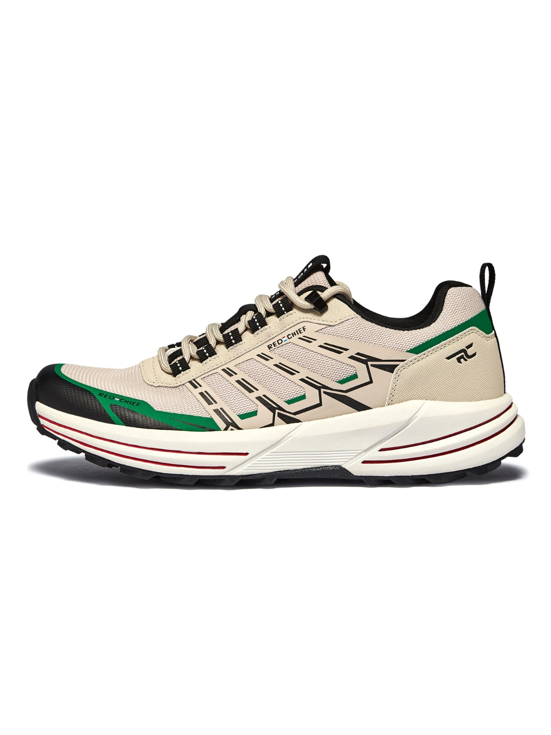 Red Chief Sports Travosole Of.White-Br.Green Hiking Shoes For Men H20040 F043