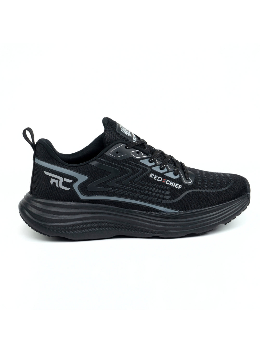 Red Chief Sports Black Running Shoes For Men R1726 001