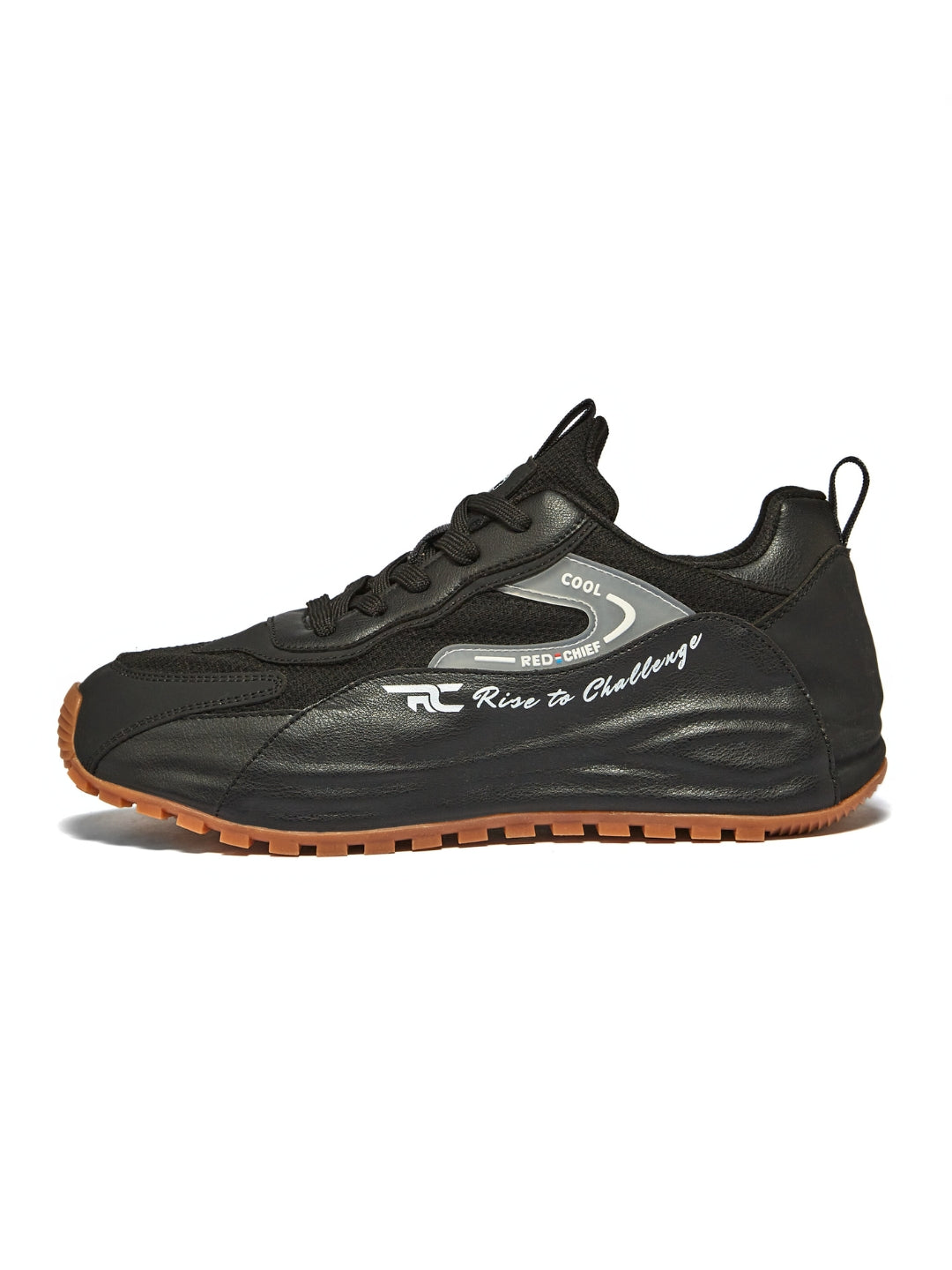 Red Chief Sports Black Sneakers For Man  C6005 001