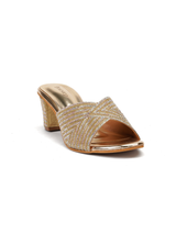 Luxestep Gold Fancy Heels For Women Lsw030103 C592
