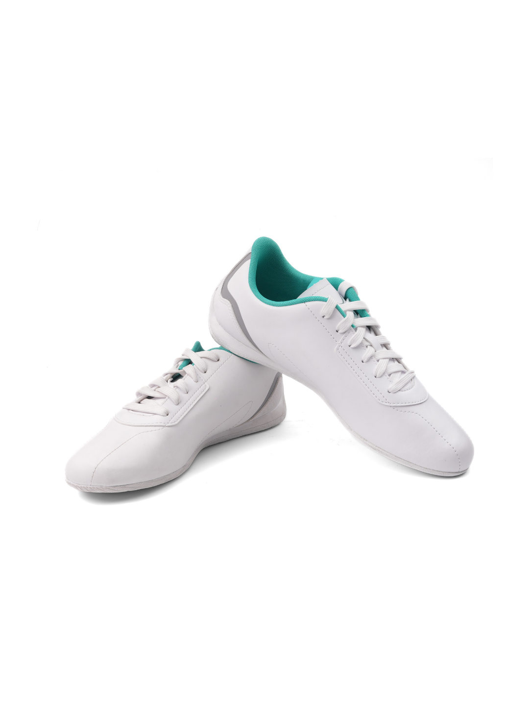 Puma White/Green Sports Shoes For Men Mapfi Neo Cat 2.0-30852502 C063