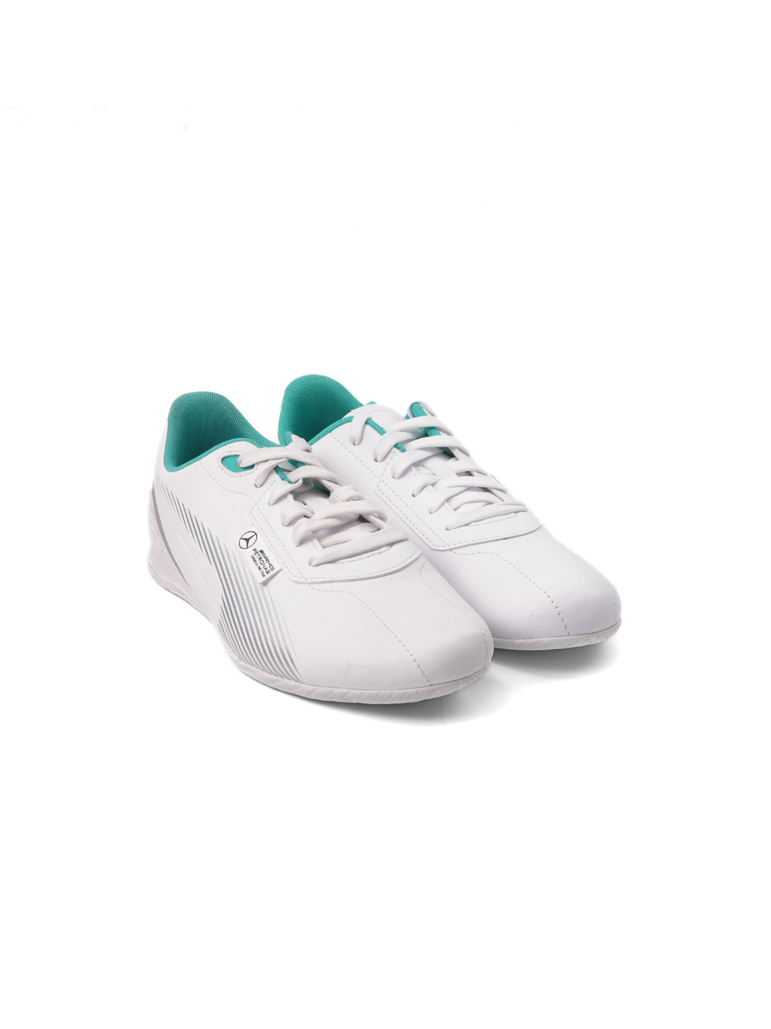 Puma White/Green Sports Shoes For Men Mapfi Neo Cat 2.0-30852502 C063