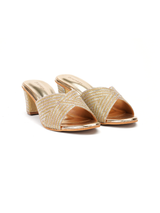 Luxestep Gold Fancy Heels For Women Lsw030103 C592