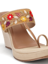 Lamoure Cream Casual Wedge For Women Lmw039254 C179