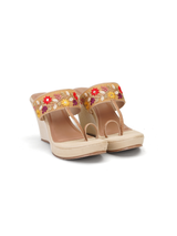 Lamoure Cream Casual Wedge For Women Lmw039254 C179